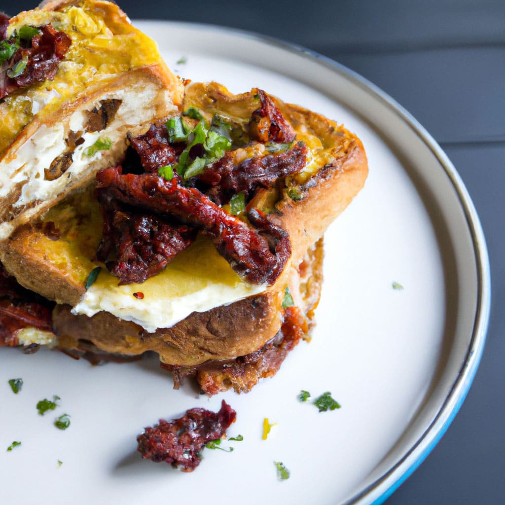 sun-dried-tomato-and-feta-stuffed-french-toast