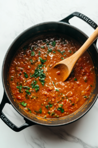 stir-in-cream in the final moments -and then-turn-off-heat