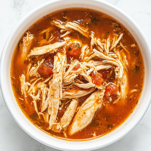 A flavorful serving of Instant Pot Keto Chicken, enriched with garlic powder, onion powder, cumin, salt, pepper, and an optional sprinkle of chili powder, served in a white bowl for a perfectly seasoned, low-carb meal.