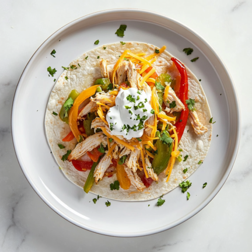 A perfectly cooked whole chicken is served on a square white plate, surrounded by caramelized onions that enhance its flavor, making for a hearty and comforting meal.