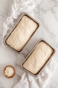 bread-dough-rising-in-loaf-pans-before-baking