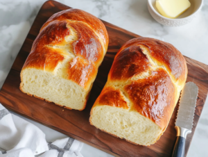 homemade-bread-loaf-cut-in-half-on-a-chopping-board-with-a-knife