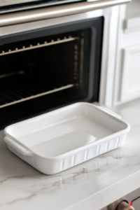 This image shows an oven being preheated, getting ready to bake the Chicken Biscuit Bake to perfection.