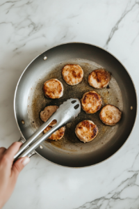 turning-chicken-medallions-for-even-cooking