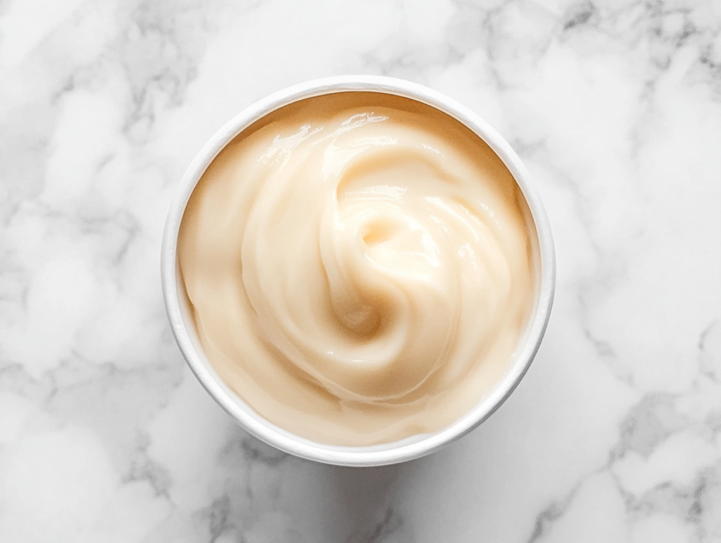 This image shows a creamy, smooth Wingstop-style ranch dressing in a white bowl, perfect for dipping, drizzling, or pairing with wings, veggies, and more.