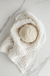 covering-the-tortilla-dough-with-a-dishcloth-to-let-it-rest