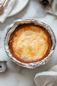 freshly-baked-flan-de-leche-cooling-on-a-wire-rack-before-refrigeration