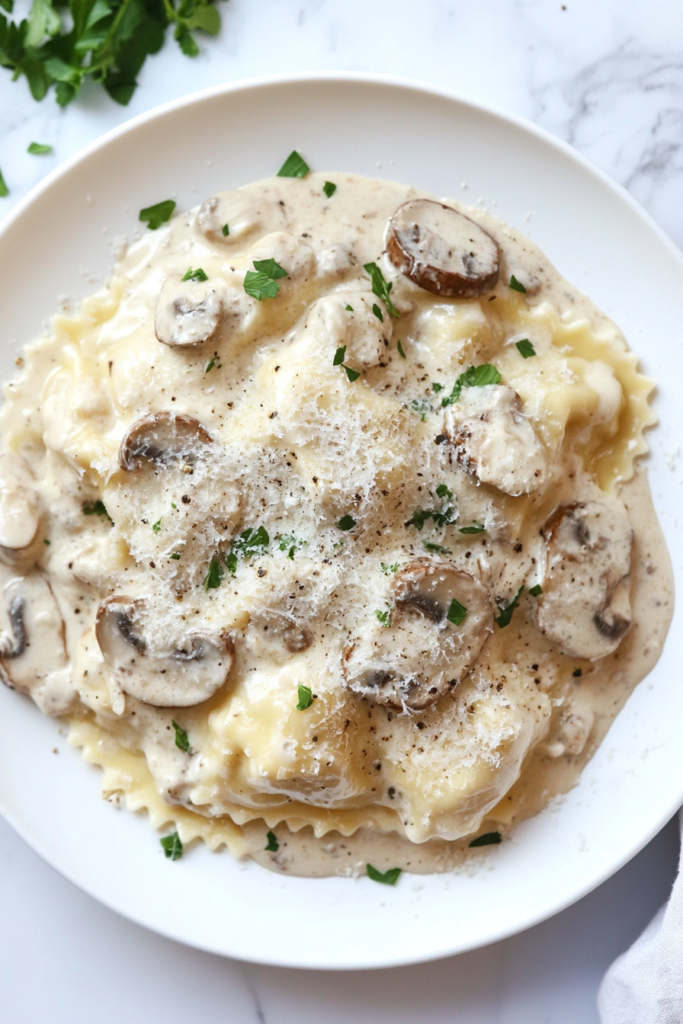 mushroom-ravioli