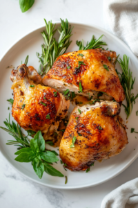 plated-baked-split-chicken-breast-with-a-golden-brown-crust-and-fresh-herb-garnish