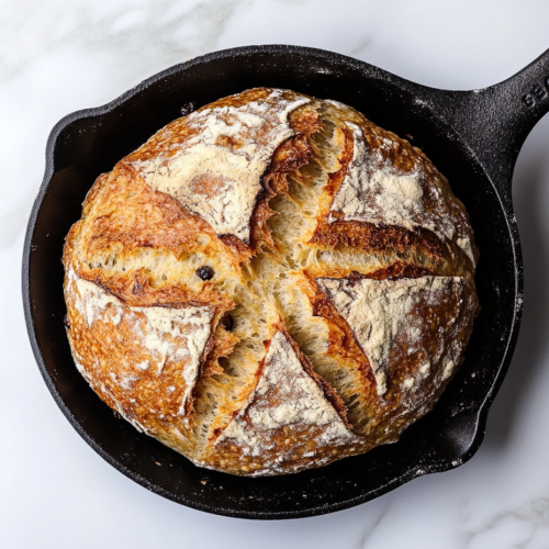 serving-the-freshly-baked-irish-soda-bread-in-a-black-pan